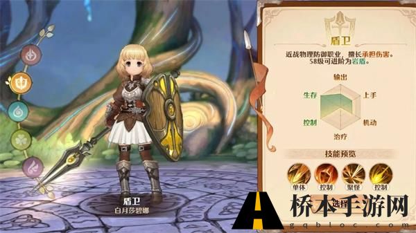 森之国度盾卫怎么样 盾卫技能加点推荐