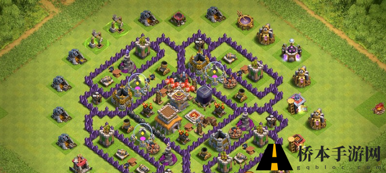 部落冲突八本护本护黑阵型怎么布置 coc8本护本神阵阵型推荐