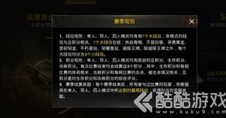 绝地求生刺激战场分数怎么计算 刺激战场加分机制