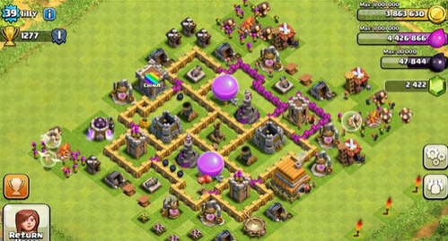 部落冲突6本布局怎么摆比较好 coc6本最强防御布局图