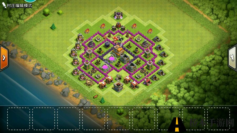 部落冲突coc7本神阵怎么布局 coc七本神阵阵型推荐
