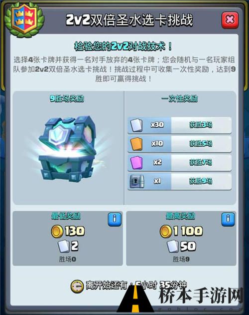 《皇室战争》2v2双倍圣水选卡挑战来袭