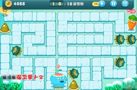 保卫萝卜冬季第5关怎么过 保卫萝卜冬季第五关金萝卜通关图文攻略