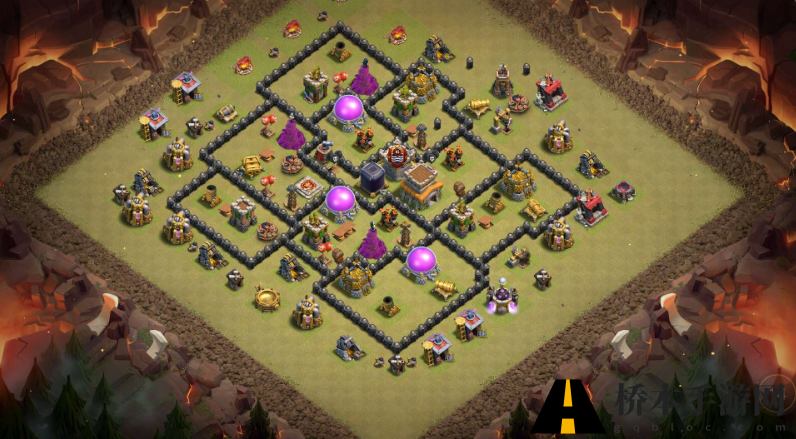 coc8本护资源神阵怎么摆 部落冲突八本护资源神阵阵型推荐